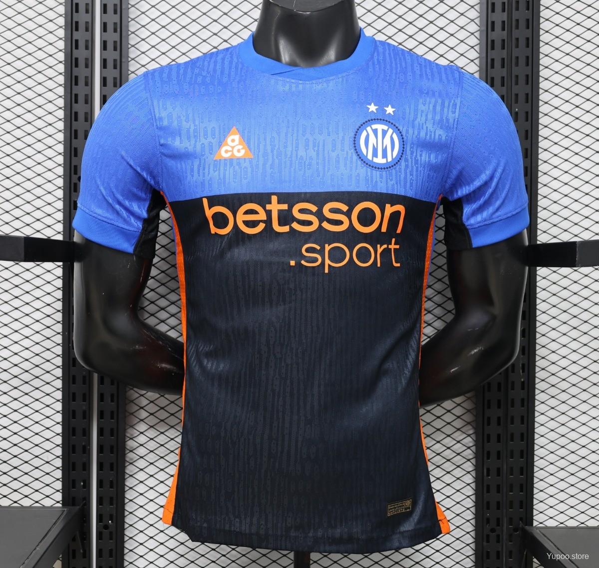Camiseta de fútbol Inter Milan 2025/26 TERCERA MANGA CORTA VERSION JUGADOR